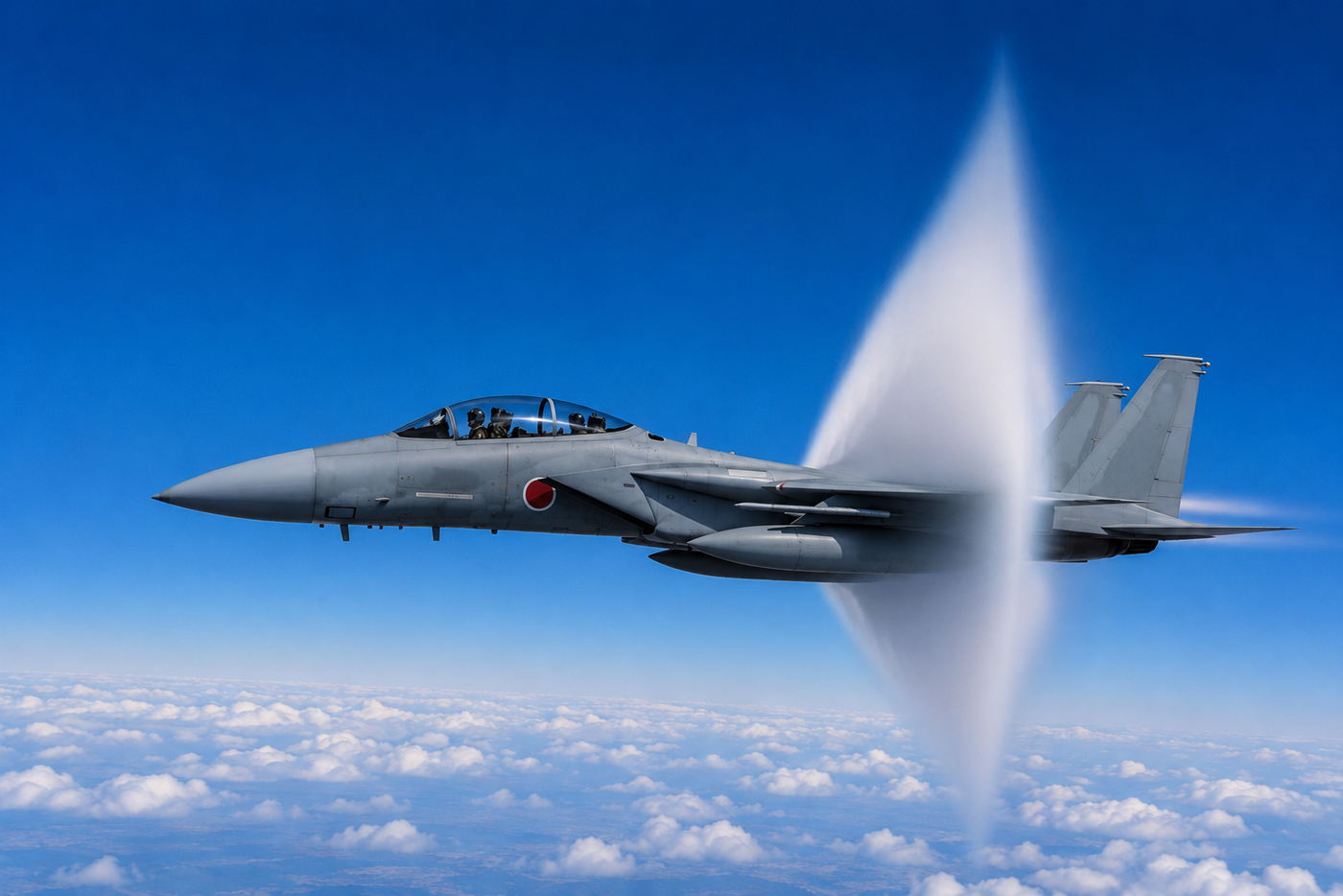 航空分野をイメージした戦闘機